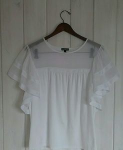 Express Womens White Top